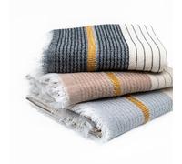 BERCA HOME 3 Pack Olympos Turkish Beach Towel - Lightweight, Quick Dry, Sand Free - 100% Cotton Peshtemal Hammam & Bath Towel - 90x190 cm - Soft & Compact for Spa, Travel, Gym, Yoga, Camp, Picnic
