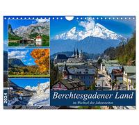 Berchtesgadener Land im Wechsel der Jahreszeiten (Wandkalender 2024 DIN A4 quer), CALVENDO Monatskalender
