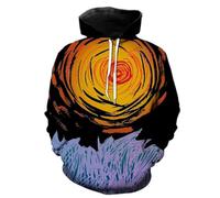 BERCIELY Hooded Pullover 3D Digital Printing Men'S Long-Sleeve Sweatshirt Retro Hip Hop Personality Trend Sweatshirts HH-05 4XL