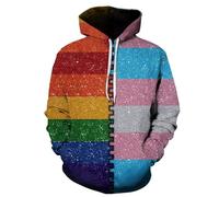 BERCIELY Men Hooded Pullover Digital Printing Fashion Casual Sweatshirts Youth Retro Personality Long-Sleeve Sweatshirt EE-05 S