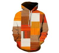 BERCIELY Men Hooded Pullover Digital Printing Fashion Casual Sweatshirts Youth Retro Personality Long-Sleeve Sweatshirt EE-06 XL