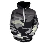 BERCIELY Men Hooded Pullover Youth Retro Personality Trend Long-Sleeve Sweatshirt Digital Printing Fashion Casual Sweatshirts BB-06 5XL