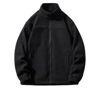 BERCIELY Men Long Sleeve Jacket Men Regular Fit Classic All-Match Outdoor Jacket Men Casual Fashion Warm Cold Jacket Men Youth Personality Trend Jacket