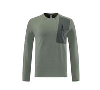 BERCIELY Men's Compression Shirt Elastic Quick-Drying Absorbent Breathable Functional Shirts Jogging Fitness Sport Training T-Shirt D-Olive Green XL