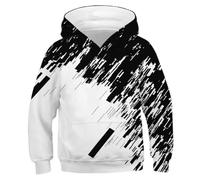 BERCIELY Men'S Long-Sleeve Sweatshirt 3D Digital Printing Fashion Hooded Pullover Retro Hip Hop Personality Trend Sweatshirts EE-07 3XL