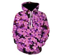 BERCIELY Men'S Long-Sleeve Sweatshirt 3D Digital Printing Fashion Sweatshirts Retro Hip Hop Personality Trend Hooded Pullover GG-05 XL