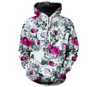 BERCIELY Men'S Long-Sleeve Sweatshirt 3D Digital Printing Fashion Sweatshirts Retro Hip Hop Personality Trend Hooded Pullover GG-04 S