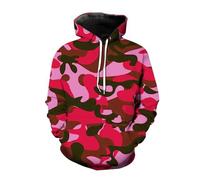 BERCIELY Men'S Long-Sleeve Sweatshirt 3D Digital Printing Hooded Pullover Retro Hip Hop Personality Trend Sweatshirts AA-07 5XL