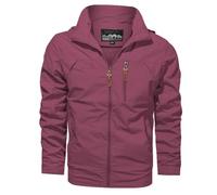 BERCIELY Men'S Softshell Jacket Mountain Climbing Camping Outdoor Functional-Jacket Waterproof Breathable Warm Cold-Proof Jackets K-Purple Red 4XL