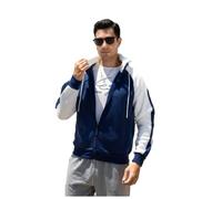 BERCIELY Men'Ssweatshirt Fashion Sport All-Match Hoodie Youth Classic Trend Sweatshirt Jacket Light Comfortable Casual Long Sleevesweatshirt B-Navy S