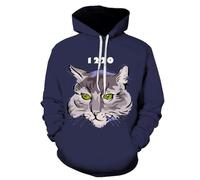 BERCIELY Sweatshirts Retro Hip Hop Personality Trend Men'S Long-Sleeve Sweatshirt 3D Digital Printing Fashion Hooded Pullover OO-02 4XL