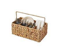 Berdeng Utensil Caddy, Silverware Caddy, Cutlery Holder, Utensil Holder for Party, Picnic Caddy for Plates and Utensils, Utensil Basket for Table,Napkin and Utensil Holder