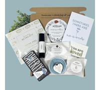 Bereavement Gift Sympathy Grief Care Package | Letterbox Postal eco Gift | Blue | Vegan