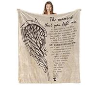 Bereavement Gifts Blanket 60"x 50" - Memorial Gift for Loss of Loved one - Condolences Gift, Sympathy Gift - Best Gifts for Bereavement - Memory Gifts for Father Husband Wife Son Sister Throw Blanket