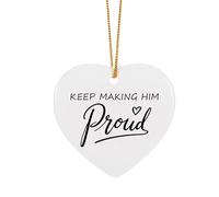 Bereavement Gifts Keepsake,Memorial Ceramic Pendants,Thinking Of You Gifts Keepsake,Heart shaped Plaque To Inspire A Friend, Colleague, Loved One Who Has Just Lost A Significant Other