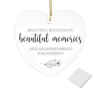Bereavement Gifts, Memorial Gift, Ceramic Heart Plaque Sympathy Gift, Bereavement Keepsak, Grave Decorations, Bereavement Keepsake to Honor and Remember Loved Ones