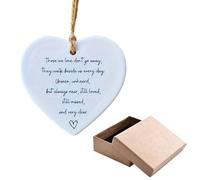 Bereavement Gifts, Sympathy Gift Memorial Plaque with Heartwarming Words, Heart Shaped Remembrance Gift for Loss of Loved One, Perfect Condolence Gift for Home or Office Display