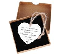 Bereavement Gifts, Sympathy Gift Remembrance Gifts, Acrylic Heart Plaque Memorial Gift, Grave Decorations In Memoriam, Sorry for Your Loss Gifts - Those we love don't go away (A)