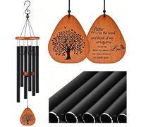 Bereavement Gifts Wind Chimes, Sympathy Gift for Loss of Loved One Mum Dad | 26" Sympathy Wind Chime, Those We Love Don't Go Away, for Funeral, Remembrance & Bereavement Use, Ideal Grief Gift For Women