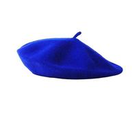 Beret Hat Women Multi-color Wool Thick Berets Winter Autumn Artist Retro Plain Painter Hat For Women Girls Warm Walking Outdoors Caps(Color1)