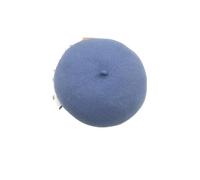 Beret Hat Women Wool Beret Hat Artistic British Peaked Baker Boy Cap Solid Color Winter Pumpkin Beanie For Women(Orange)