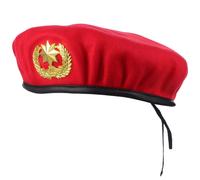 Beret Hat Wool Driver Hat Classic French Beret Beanie Hat Cap Red