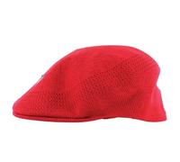 Kangol Tropic Ventair 504 Flat Cap, Red (Scarlet), Large