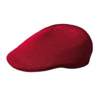Kangol Tropic 507 Ventair Flat Cap by Men - Summer Ivy hat with Peak Spring-Summer - M (56-57 cm) red