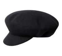 Kangol Wool Big Apple Cap Beret, Black/White, M