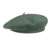 Barascon Women's Beret with Cashmere - One Size (Approx. 55-60 cm) - Made in The EU - Women's Wool Beret in French Wool hat - Autumn/Winter Beret Green One Size