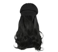 Berets Caps Newsies Hat Cabbie Hats Wigs Hair Extensions Long Hair For Cosplay Headpiece With Extensions Curly Women's Cosplay Wigs