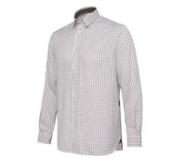 BERETTA Charlow LS Shirt XXX-Large White & Green Check - Hunting shirt breathable cotton for Men
