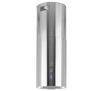 Beretta Island Cooker Extractor Hood Ø35cm Exhaust / Circulating Air 650m³ / h LED Stainless Steel