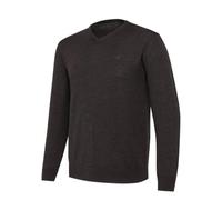 BERETTA MERINO V-NECK SWEATER Brown Bark