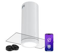 Beretta Premium Smart 90cm 471.8m³/h Island Cooker Hood White