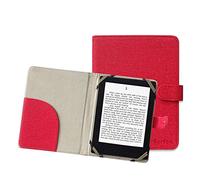 Berfea 7.8" Protective Case Cover for Onyx Boox, Tolino EPOS, Kobo, Cybook Ocean, BIGME S6, Meebook M8/P78, PocketBook InkPad, MobiScribe Wave, Likebook 7.8 inch eReader, Red