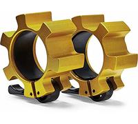 Berfea Olympic Barbell Clips 2 inch, Aluminum Alloy Quick Release Barbell Clamps Collars Weight Clips for Weightlifting, Olympic Lifts Strength Fitness Training, 1 Pair