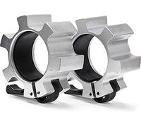 Berfea Olympic Barbell Clips 2 inch, Aluminum Alloy Quick Release Barbell Clamps Collars Weight Clips for Weightlifting, Olympic Lifts Strength Fitness Training, 1 Pair