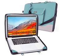 Berfea Protective Case Cover for Dell 16 Laptop DC16256 DC16251 DC16250, 16 Plus Laptop DB16250 DB16255 DB06250 16" Notebook PC Carry Case Sleeve with Bracket, Zipper, Shoulder Straps