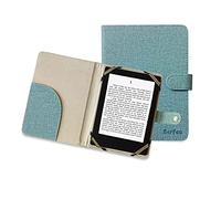 Berfea Universal Case Cover for 6 inch eReader for TAGUS Gaia Eco, Tolino Shine, Energy, Tesla, Readmoo Mooink, Sony PRS, Woxter, Digma, Onyx BOOX, PocketBook, Kobo Clara/Nia/Touch, Blue
