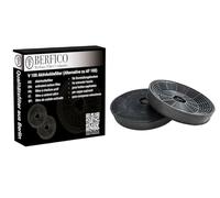 Berfico Activated Carbon Replacement Filter / For Certain Silverline Cooker Hoods / Matching Silverline AF100 / 1 Set of 2 Replacement Filters
