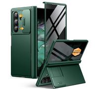 BERFY for Z Fold 8 Ultra Case, Built-in Privacy Screen & Kickstand, Green