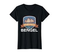 Berg Bengel Mountaineering Climbing Alps Climbing Outfit Value Graphic T-Shirt, Women, Black, XS