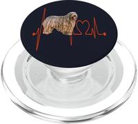 Bergamasco Sheepdog Dog Heartbeat EKG My Dogs Are My Cardio PopSockets PopGrip for MagSafe