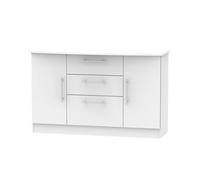 Ready Assembled 2 U Carlton 2 Door 3 Drawer Sideboard (Ready Assembled) in Grey | Size: Large Ready Assembled 2 U Grey Large