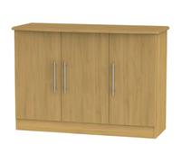 Bergamo Ready Assembled Oak Effect Sideboard (H)790mm (W)1120mm