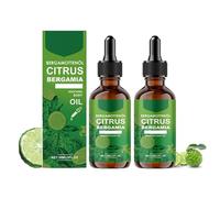 Bergamot Essential Oil, Natural Essential Oil for Anti-Aging, Moisturizing, Skin Firming, Reduces Fine Lines, Non-Greasy, Diffusers for Home, Skin Care, Massage, Relaxation (30ml, 2PC)