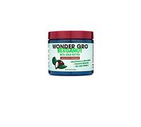 Bergamot with Shea Butter Hair Grease Styling Conditioner, 12 fl oz - Moisturizes & Adds Shine, Prevents Breakage - Best Dry Hair Formula by Wonder Gro