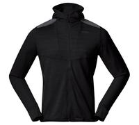 Bergans - Rabot Active Mid Hood Jacket - Fleece jacket size XL, black