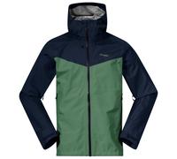 Bergans - Skar Light 3L Shell Jacket - Waterproof jacket size L, blue/green